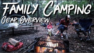 Family Camping  Our Gear Overview [upl. by Attenehs]