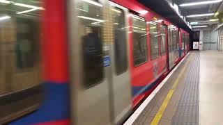 DLR 1st Gen Units 68  53  11 arrive at Woolwich Arsenal 10122023 [upl. by Valerian3]