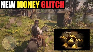 Red Dead Redemption 2  NEW Unlimited Money Glitch  NEW Location   Unlimited Gold  Story Mode [upl. by Bartlet]