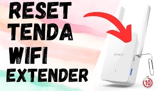 How To Reset Any Tenda WiFi Range Extender Works For All Models  Devicessetup [upl. by Auqinom]