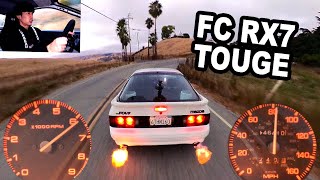 New Tires Touge Test  RX7 FC [upl. by Incrocci]