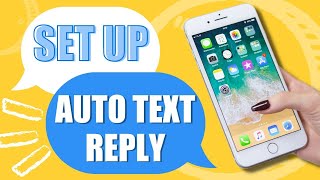 How to Set Up Auto Text Reply on iPhone Working in 2023 [upl. by Ellerol590]