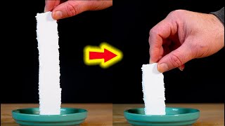 Amazing Science Dissolving Styrofoam in Acetone Experiment [upl. by Yahsat]