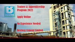 Trainee amp Apprenticeship Program 2022  Bestway Cement Limited  Apply Online [upl. by Spear]