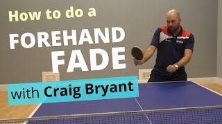 How to do a FOREHAND FADE with Craig Bryant [upl. by Armilla500]