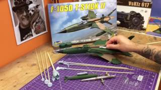 Revell Republic F105 Thunderchief Update Aug 20 2016 [upl. by Nylqcaj]