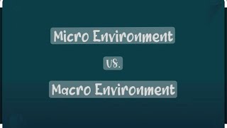 Difference between micro and macro environmentviral edit management marketing [upl. by Ashlan124]