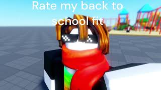 rate my back to school fit RBLX ANIM MOON ANIMATOR [upl. by Marleen491]