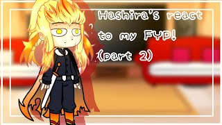 •hashiras react to my FYPpart 2short like muichiros Height• [upl. by Plante]