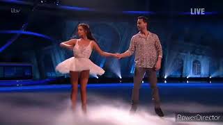 Maura Higgins and Alexander Demetriou skating in Dancing on Ice 26120 [upl. by Atir119]