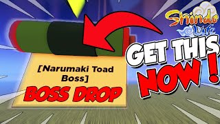 Get This Fast NEW NARUMAKI amp JAYRAMAKI TOAD BOSS LOCATION In Shindo Life BOSS DROP [upl. by Engelhart]