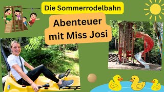 Sommerrodelbahn Indoorspielplatz Murmelbahn und mehr Lernen für Kleine mit Miss Josi [upl. by Aydin76]