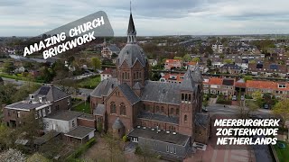 Bijzonder metselwerk Meerburg kerk Zoeterwoude [upl. by Ivar]