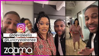 😹🦶🏽 FULL LIVE Crystal Renee’ Hayslett and Devale Ellis Tour BET HEADQUARTERS  HILARIOUS MOMENTS [upl. by Vtehsta]