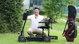 golf cartgolf ballgolfergolf vehicleelectric golf scooterescooteradd trailershopping carts [upl. by Irreg]