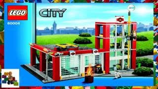 LEGO instructions  City  Fire  60004  Fire Station Book 5 [upl. by Namie284]