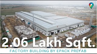 PreEngineered Factory Building in Bhiwadi Rajasthan By EPACK Prefab [upl. by Maryjo]