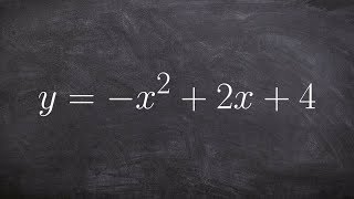 Solving a quadratic by completing the square  Part 3 [upl. by Carrick]