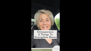 Osteoporosis 2 Things To Strengthen Bones  Dr Besuden [upl. by Galliett]