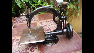 Old Vintage Antique Sewing Machine Wilcox Willcox amp Gibbs For Restoration Video [upl. by Zohara]