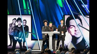 Green Day Acceptance Speeches at the 2015 Rock amp Roll Hall of Fame Induction Ceremony [upl. by Foushee662]