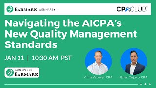 Navigating the AICPA’s New Quality Management Standards [upl. by Uird]