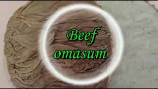 Beef omasum [upl. by Airotahs245]