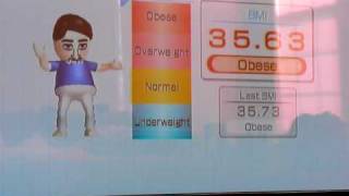 Wii FIt Body Test January 23 2010 [upl. by Annahsar]