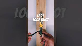 How to tie an easy Loop Knot how knot tutorial knotlearning learning tips diy skills [upl. by Nyladnewg]