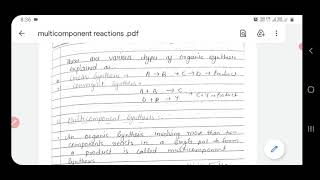 Mannich Reaction ll Organic Synthesis ll Part 1ll Multicomponent synthesis ll [upl. by Arimahs793]