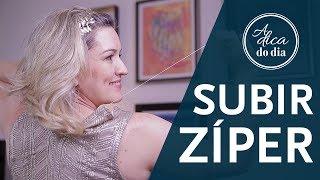 COMO ABRIR FECHAR ZÍPER SOZINHA👗🧥👘💃🏼 INVISÍVEL TAMBÉM A DICA DO DIA COM FLÁVIA FERRARI [upl. by Daffi474]