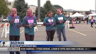 Runners get covered in color for 5K fundraiser [upl. by Enitsuga]