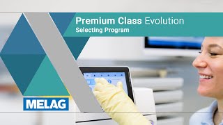 Autoclave Selecting the sterilization program  Vacuklav Evolution Tutorial [upl. by Ossie]