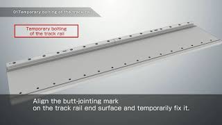 Buttjointed Track Rails Installation Methods [upl. by Adeuga]