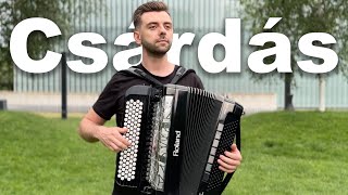 Csárdás  Monti ACCORDION MAN [upl. by Winny]