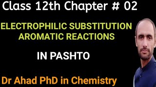 ELECTROPHILIC AROMATIC SUBSTITUTION REACTIONS  CLASS 12TH  DR AHAF6 [upl. by Gadmon]