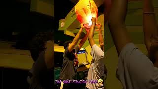 Sky🏮Lantern😍 diwali festival lights fun comedy crackers shorts reels vt nsr viral rx [upl. by Aitnuahs]