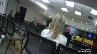 Chippewa Valley School Board meeting  102124  Body Cam Footage  Clinton Township Michigan [upl. by Zaller643]