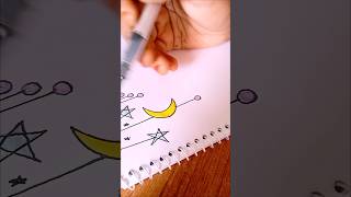 Note book decoration idea youtubeshorts art crafts shorts notebook art frontpage [upl. by Maroj]