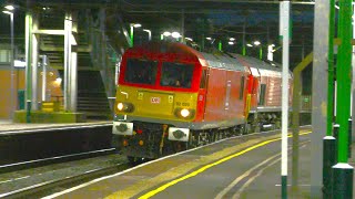 Trains at Wolverton Station WCML  211223 [upl. by Anchie]