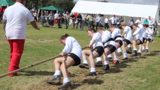 2015 UK Tug of War Championships – Junior Ladies 520kg Final First End [upl. by Hailee]