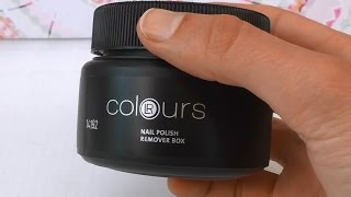 LR Colours Nail Polish remover box  Nagellackentferner von LR im Test  Review [upl. by Tracy729]