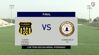 Classic FA 20 Sudeva Delhi FC  Highlights  Hero U17 Youth Cup 202223  Final [upl. by Fredrika]