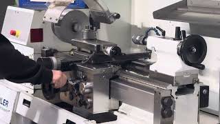 Weiler Praktikant Turning Lathe Drehmaschine Draaibank Mach4Metal 22 8596 [upl. by Dermot]