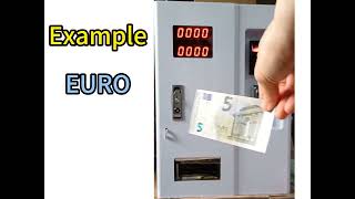 Bill to coins coin changer machine banknotes to token coins for Vending Machine [upl. by Farrand]