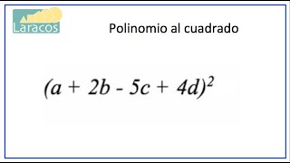 Polinomio al cuadrado [upl. by Deehahs]