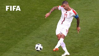 Aleksandar Kolarov goal vs Costa Rica  ALL THE ANGLES  2018 FIFA World Cup [upl. by Orestes648]