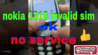 nokia 3310 imei change code sim register failed fix this problem [upl. by Icats463]