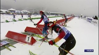 Skiathlon junior jenter  Val di Fiemme 2014 [upl. by Ailina987]