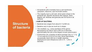 Bacteria Occurrence and shapes [upl. by Gretal]